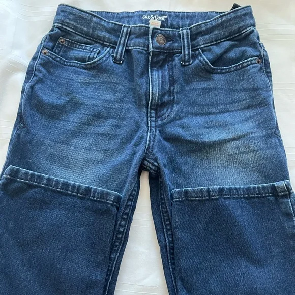 Boys jeans size 10 cat and Jack straight recto
